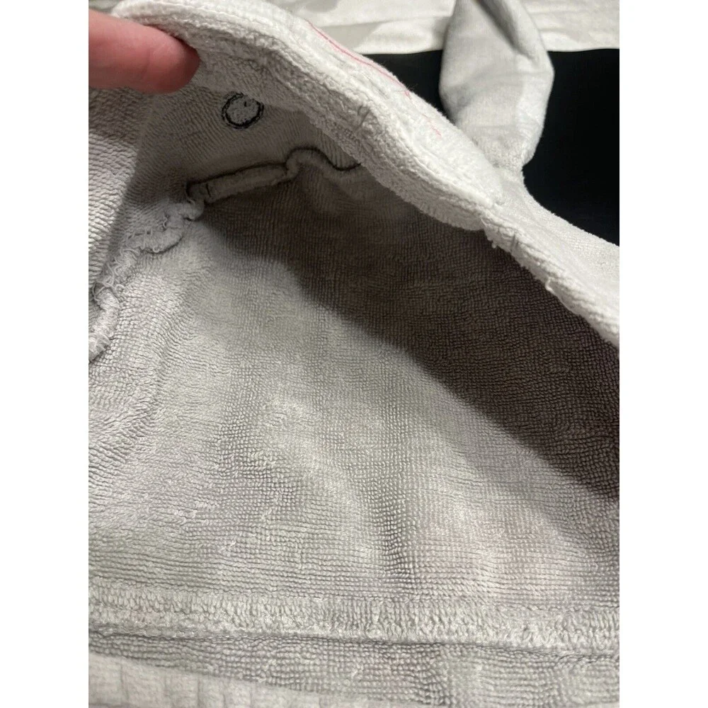 Pottery Barn Kids Bunny Rabbit Ears Hooded Gray Bath Pool Beach Towel